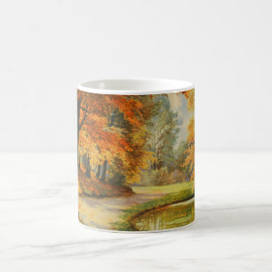 Caneca De Café Floresta no outono