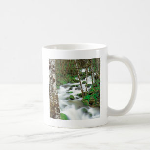 Caneca De Café Floresta Oregon de Deltaalders Siskiyou do rio