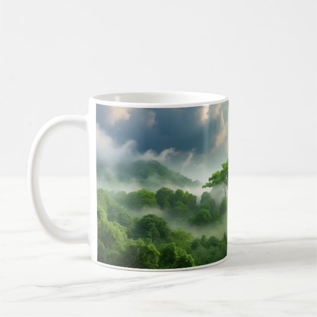 Caneca De Café Floresta Verde (Esquerda)