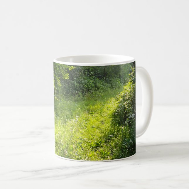 Caneca De Café Floresta Verde (Frente Esquerda)