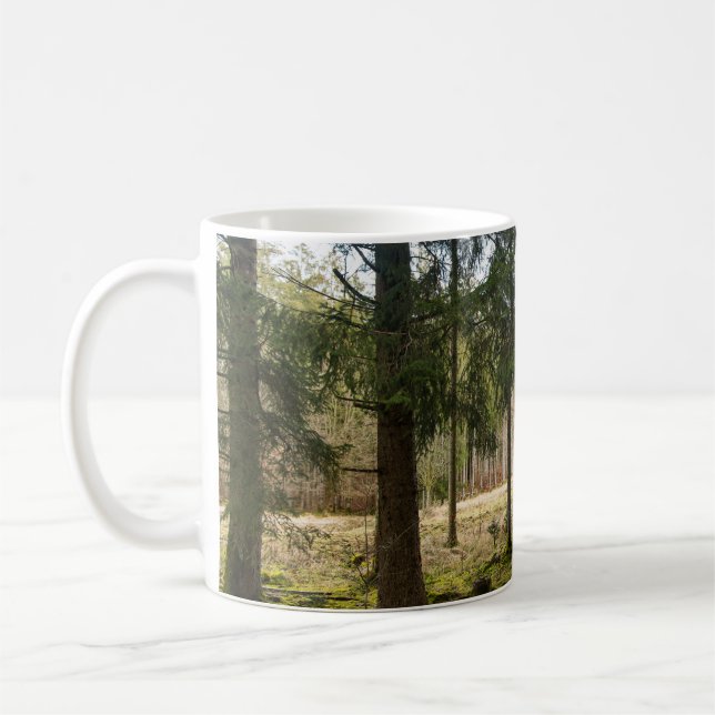 Caneca De Café Floresta Verde Feliz 2 (Esquerda)