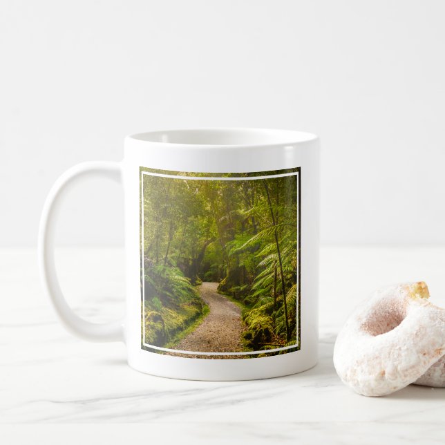 Caneca De Café Florestas | Caminho Para A Floresta (Com Donut)