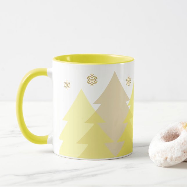 Caneca de Café Florestas de Natal (Com Donut)