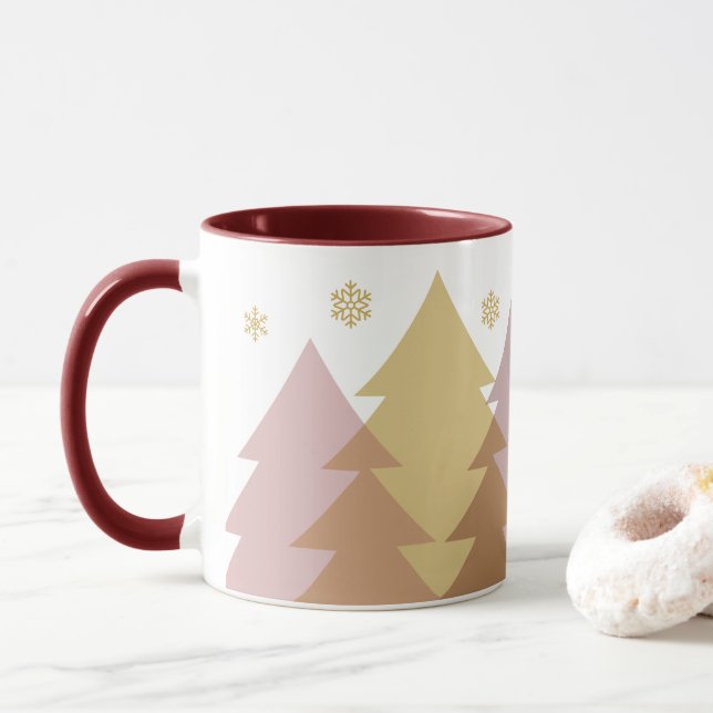 Caneca de Café Florestas de Natal (Com Donut)