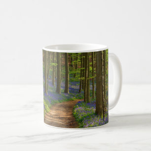 Caneca De Café Florestas   Floresta Bluebell na Bélgica