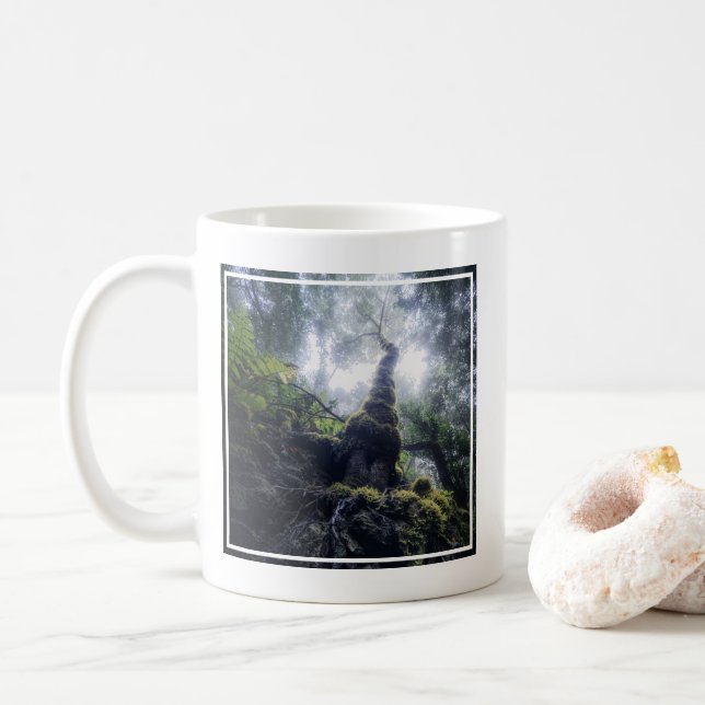 Caneca De Café Florestas | Ilhas Canárias do Parque Rural de Anag (Com Donut)
