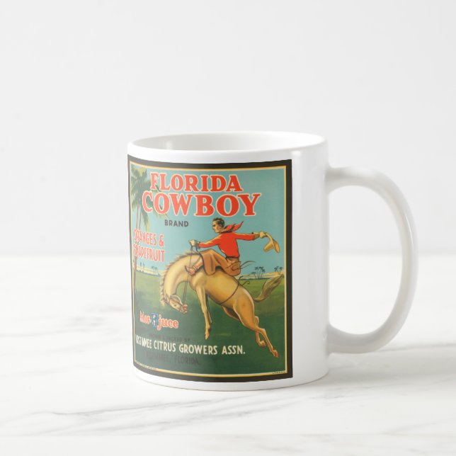 Caneca De Café Flórida Cowboy (Direita)