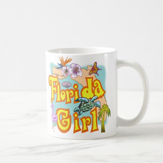 Caneca De Café Florida Girl (Direita)