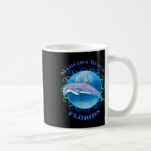 Caneca De Café Flórida Madeira Beach Dolphin Souvenir