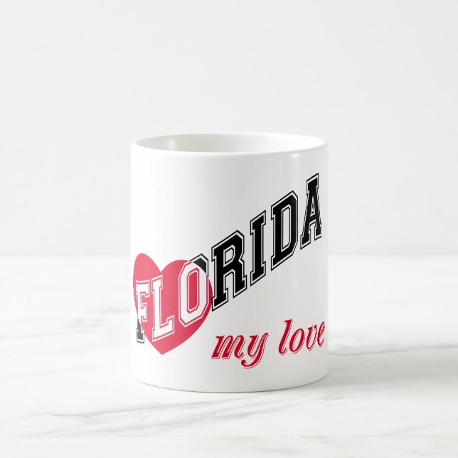 Caneca De Café Flórida meu amor (Centro)