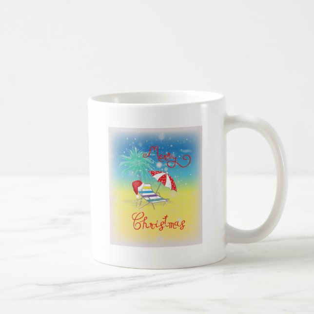 Caneca De Café Florida-Natal Feriado-Lunático (Direita)