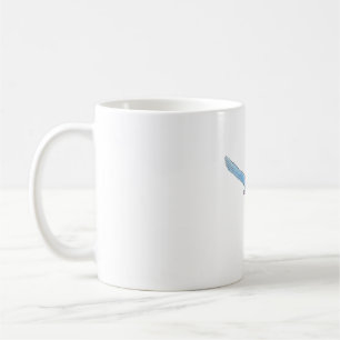 Caneca De Café Florida Scrub Jay watercolor bird Species art