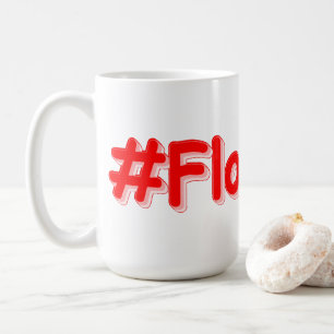 Caneca De Café "#Floridiano " Design bonito. Comprar Agora