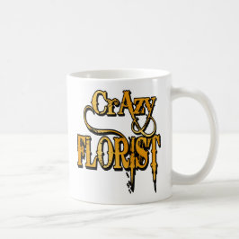 Caneca De Café Florista Louco