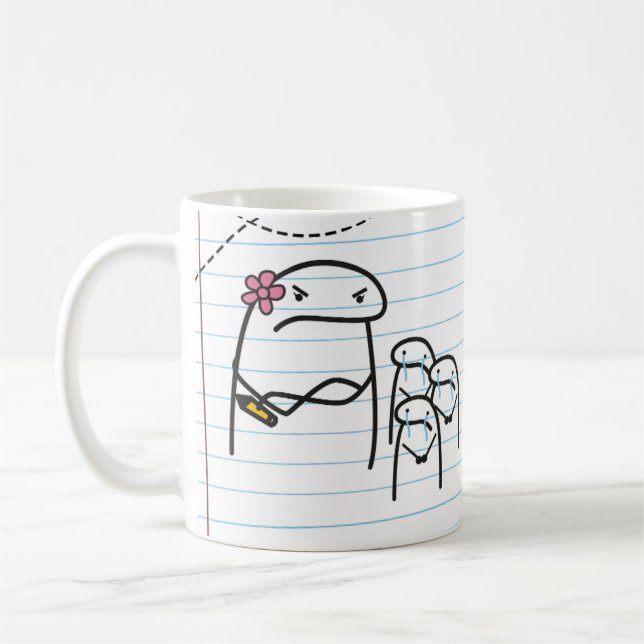 Caneca De Café Flork Taza Maestra - Ese grupito! (Esquerda)