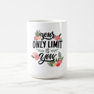 Caneca De Café Flourish Beyond Limit White Mug