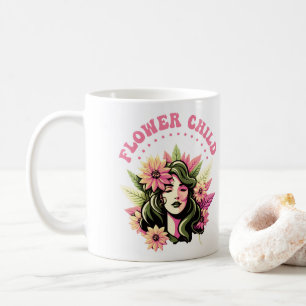 Caneca De Café Flower Child Coffee Mug