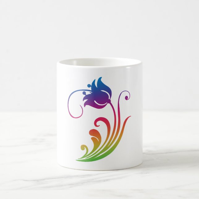 Caneca De Café Flower Coffee Mug (Centro)
