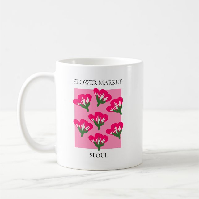 Caneca De Café Flower Market - Seoul (Esquerda)