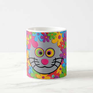 Caneca De Café FlowerPower-Katze