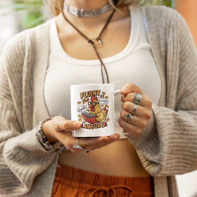Caneca De Café Fluente no Guia de Galinhas de Língua Fowl (Criador carregado)