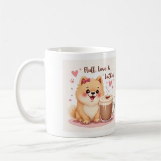 Caneca De Café Fluff, Amor & Lattes