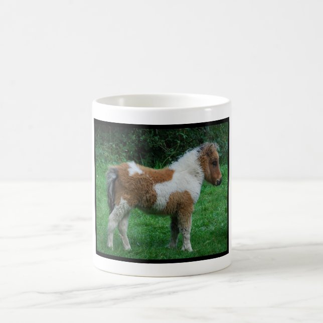 Caneca De Café Fluffy Adorable Dartmoor Pony (Centro)