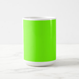 Caneca De Café Fluorescent Green
