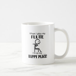 Caneca De Café Flute Happy Place