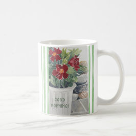 CANECA DE CAFÉ FLUXAS DE ÁGUA PINTADAS DE MÃO ADORA 