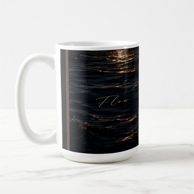 Caneca De Café Fluxo - Águas Profundas (Esquerda)