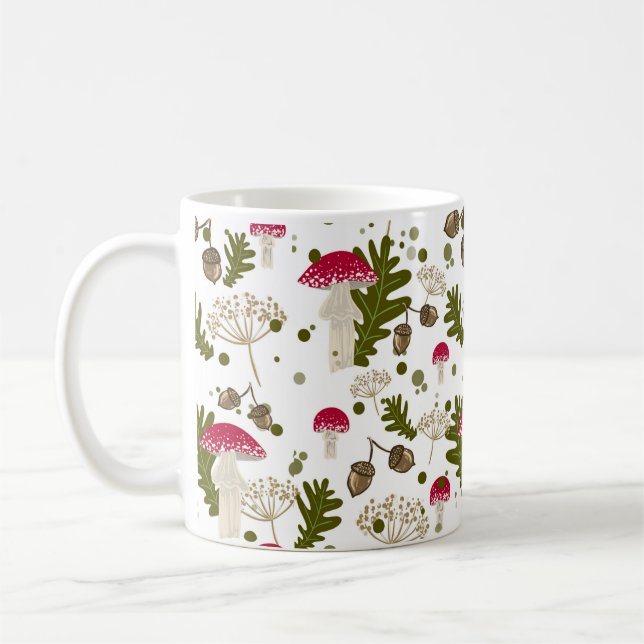 Caneca De Café Fly Agaric & Oak - Mug de cogumelo (Esquerda)