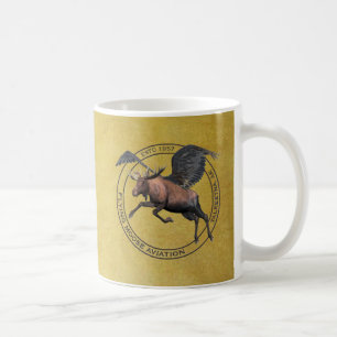 Caneca De Café Flying Moose Aviation