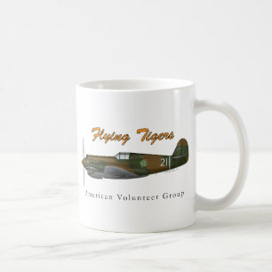 Caneca De Café Flying Tigers P-40B
