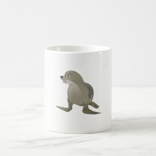 Caneca De Café Foca-cinza