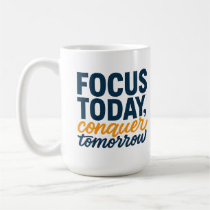 Caneca De Café FOCO HOJE, conquiste amanhã – Motivacional
