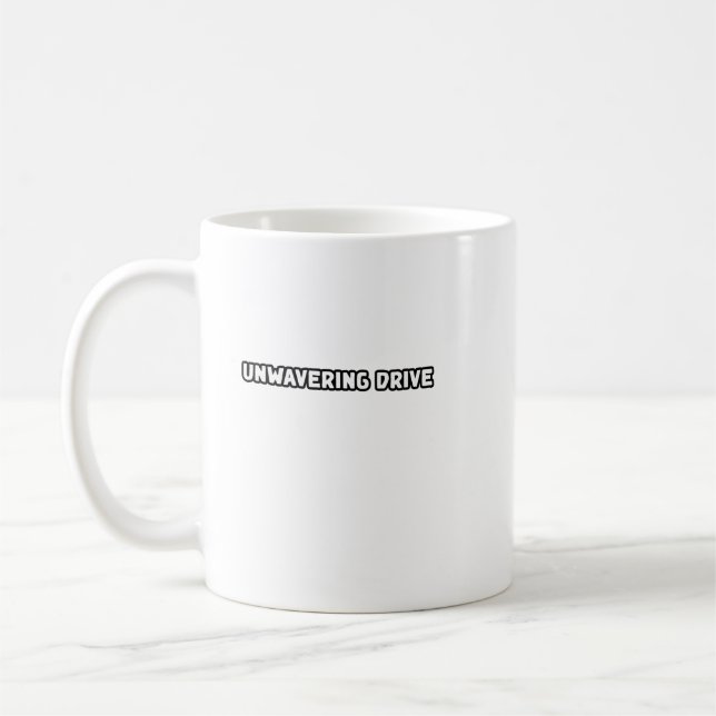 Caneca De Café Foco na determinação da persistência da unidade in (Esquerda)