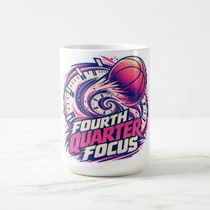 Caneca De Café Foco no Quarto Final Basquetebol