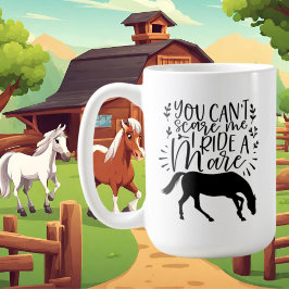 Caneca De Café fofa amante de cavalo arte