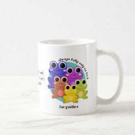 Caneca De Café Fofo personalizado, APOSTA-SE PLENAMENTE NO Sapo c