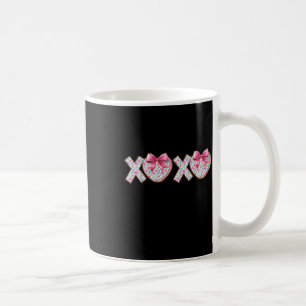 Caneca De Café Fofo Xoxo Rosa Menina Dia dos Namorados Coquette L