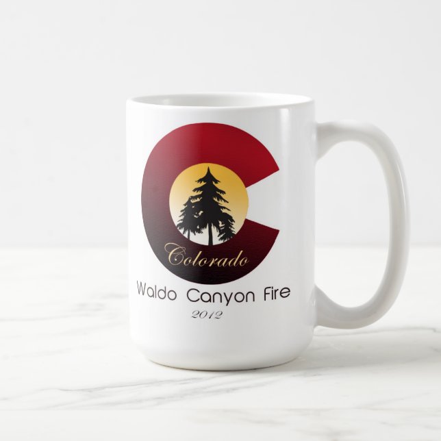 Caneca De Café Fogo da garganta de Waldo (Direita)