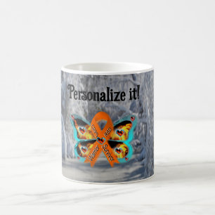 Caneca De Café Fogo de Borboleta Sobrevivente do Guerreiro CRPS R