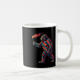 Caneca De Café Fogo De Pé Grande 4 De Julho Homens Sasquatch Amer