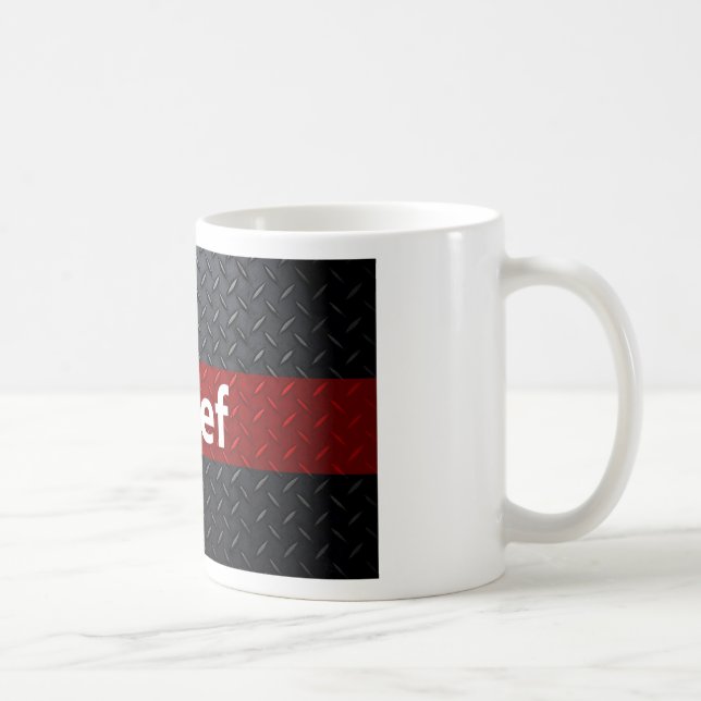 Caneca De Café Fogo e placa do diamante do salvamento (Direita)