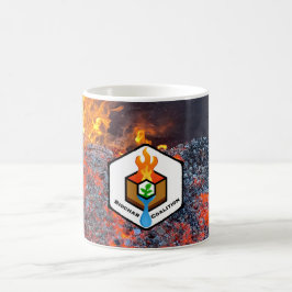 Caneca De Café Fogo faz Mug Biochar