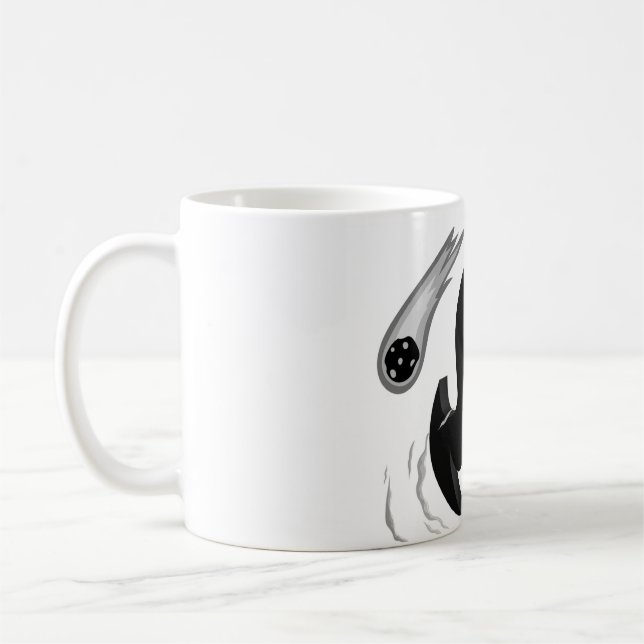 Caneca De Café fogo preto (Esquerda)