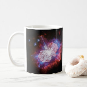 Caneca De Café Fogos De Artifício Do Sistema Binário Star Eta Car