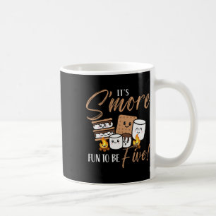 Caneca De Café Fogueira de Aniversário Marshmallow É Mais Diverti