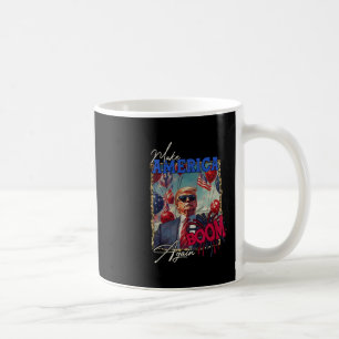 Caneca De Café Fogueira Patriótica de Donald Trump Faz o 4 de Jul